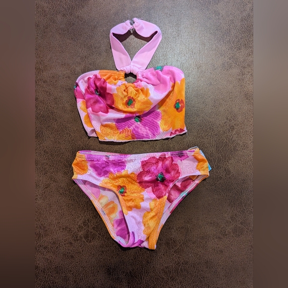 Vintage girls 2 piece bathing suit. Size 4/5. - Picture 1 of 5